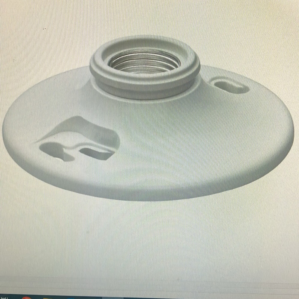 Keyless Lamp Socket, Indoor Ceiling Mount Lamp Holder